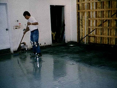 applying a diy epoxy floor