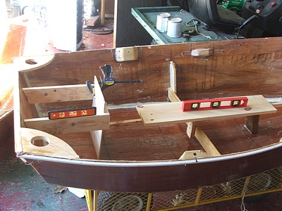 stitch and glue marine epoxy rowboat