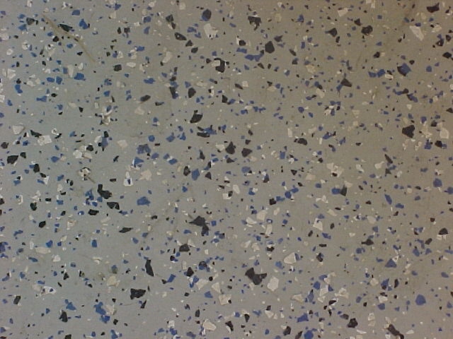 epoxy floor paint chip example