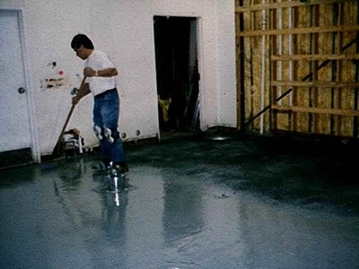 applying a diy epoxy floor paint system