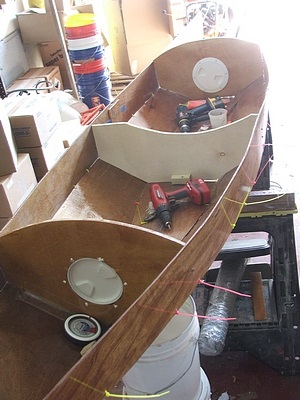 kayak building stitch and glue epoxy